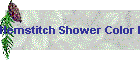 Hemstitch Shower Color Borders