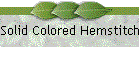 Solid Colored Hemstitch Cocktail Napkins