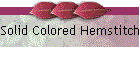 Solid Colored Hemstitch Cocktail Napkins